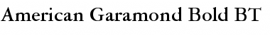 AmeriGarmnd BT Bold Font