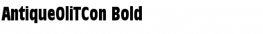 AntiqueOliTCon Bold Font