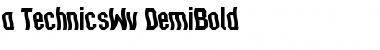 a_TechnicsWv DemiBold Font