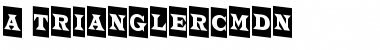 a_TrianglerCmDn Regular Font