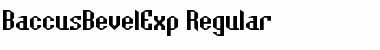 BaccusBevelExp Regular Font
