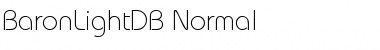 BaronLightDB Normal Font