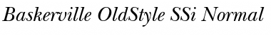 Baskerville OldStyle SSi Normal Font