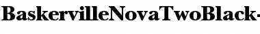 BaskervilleNovaTwoBlack Regular Font