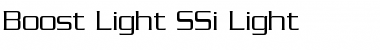 Boost Light SSi Light Font