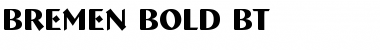 Bremen Bd BT Bold Font