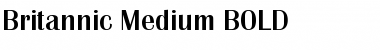 Britannic Medium BOLD Font