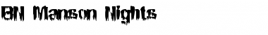 BN Manson Nights Regular Font