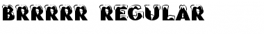 Brrrrr Regular Font