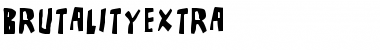 BrutalityExtra Regular Font