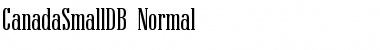 Download CanadaSmallDB Font