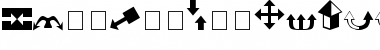 Carr Arrows (filled) Regular Font