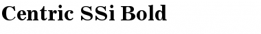 Centric SSi Bold Font