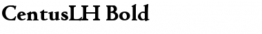 CentusLH Bold Font