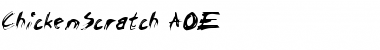 ChickenScratch AOE Regular Font