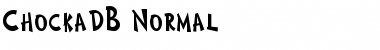 ChockaDB Normal Font