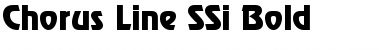 Chorus Line SSi Bold Font