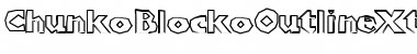 Download ChunkoBlockoOutlineXtraHeavy Font