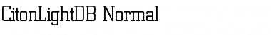 CitonLightDB Normal Font