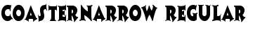 CoasterNarrow Regular Font