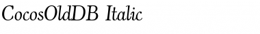 CocosOldDB Italic Font