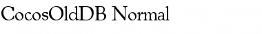 CocosOldDB Normal Font