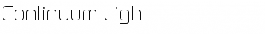 Continuum Light Regular Font