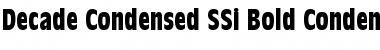 Download Decade Condensed SSi Font