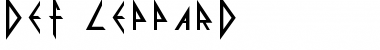 Def Leppard Regular Font