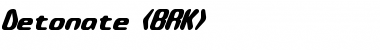 Download Detonate (BRK) Font