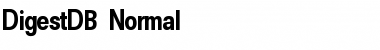 DigestDB Normal Font