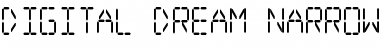 Digital dream Narrow Regular Font