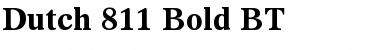 Dutch811 BT Bold Font