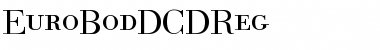 Download EuroBodDCDReg Font