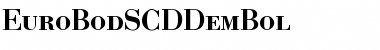 EuroBodSCDDemBol Regular Font