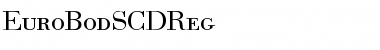 EuroBodSCDReg Regular Font