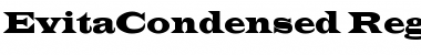 Download EvitaCondensed Font