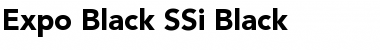 Download Expo Black SSi Font