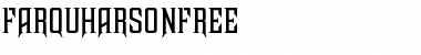 Download FarquharsonFree Font