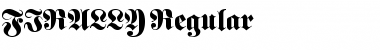 FIRALLY Regular Font