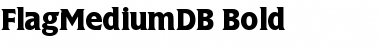 FlagMediumDB Bold Font
