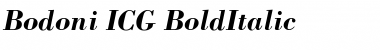 Bodoni ICG Font