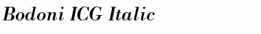 Bodoni ICG Font