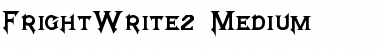 FrightWrite2 Regular Font