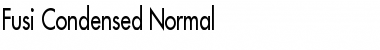 Fusi Condensed Normal Font