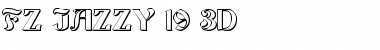 FZ JAZZY 19 3D Normal Font