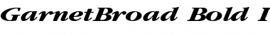 GarnetBroad Bold Italic Font