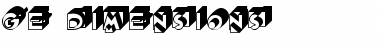 GE Dimensions Regular Font