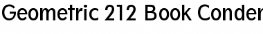 Geometr212 BkCn BT Book Font