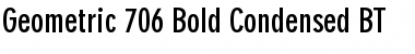 Geometr706 BdCn BT Bold Font